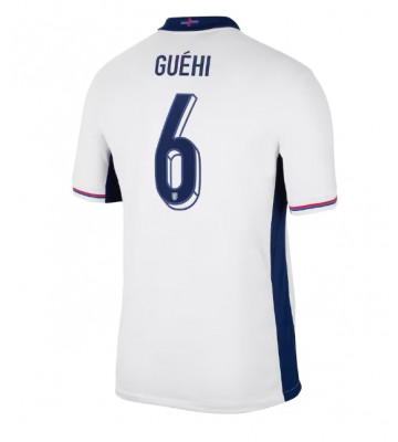 England Marc Guehi #6 Hjemmebanetrøje EM 2024 Kort ærmer